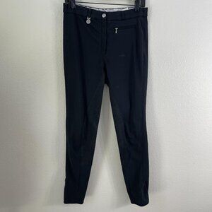 Pikeur Breeches Womens 44 Black Full Seat Riding Pants Equestrian Germany